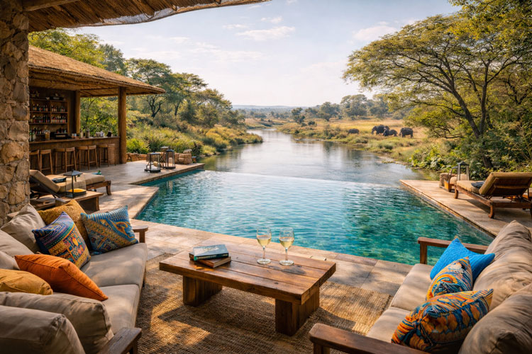 Lounge and Infinity Pool