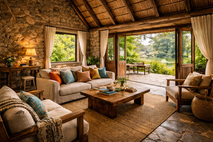 Family Cottage Living Area